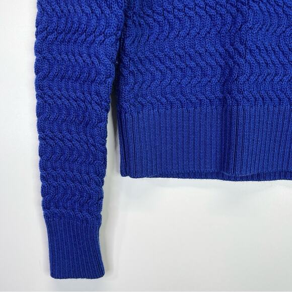 DREYDEN Dyer Merino Wool Knit sweater cobalt blue - M - Picture 7 of 10